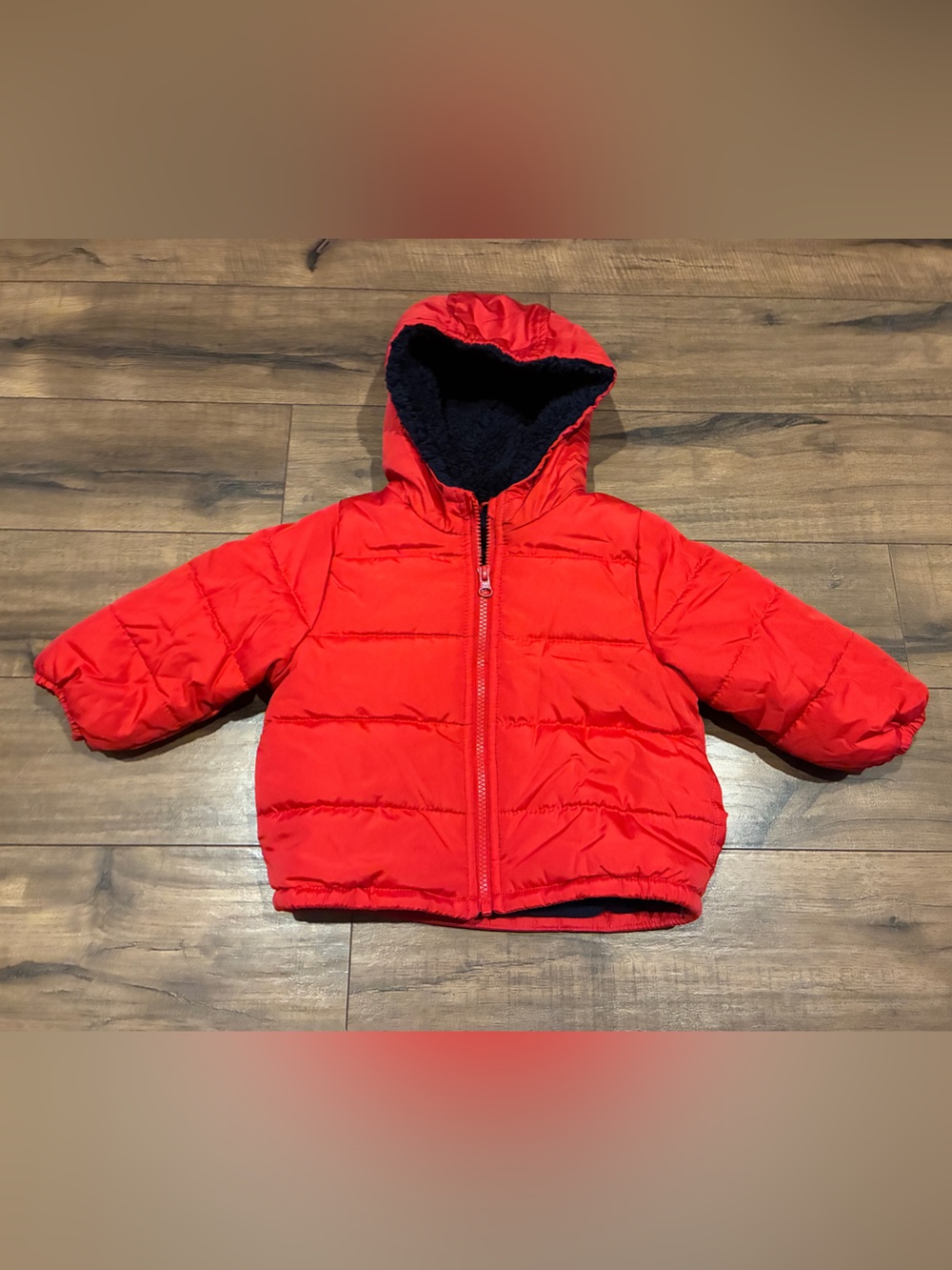 OshKosh B'gosh Red Hooded Puffer Jacket for Kids